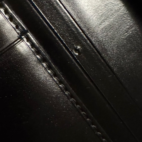 Salvatore Ferragamo Long BLack Leather Wallet - Picture 8 of 13